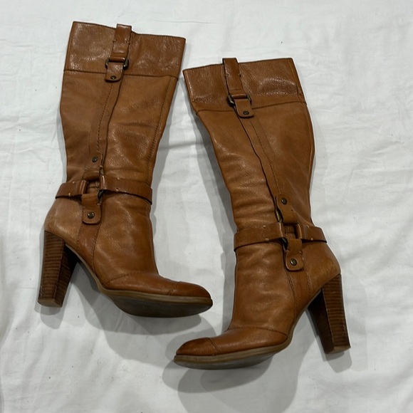 Nine West Shoes - Nine West Camel Heeled Boots 7 1/2 M